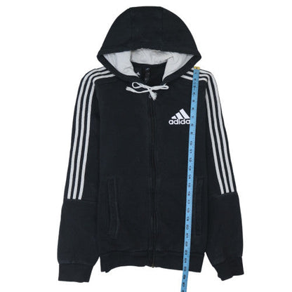 Mens UK Size S adidas Black Full Zip Hoodie