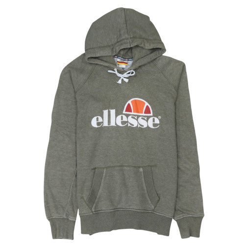 Mens UK Size S ellesse Green Pullover Hoodie