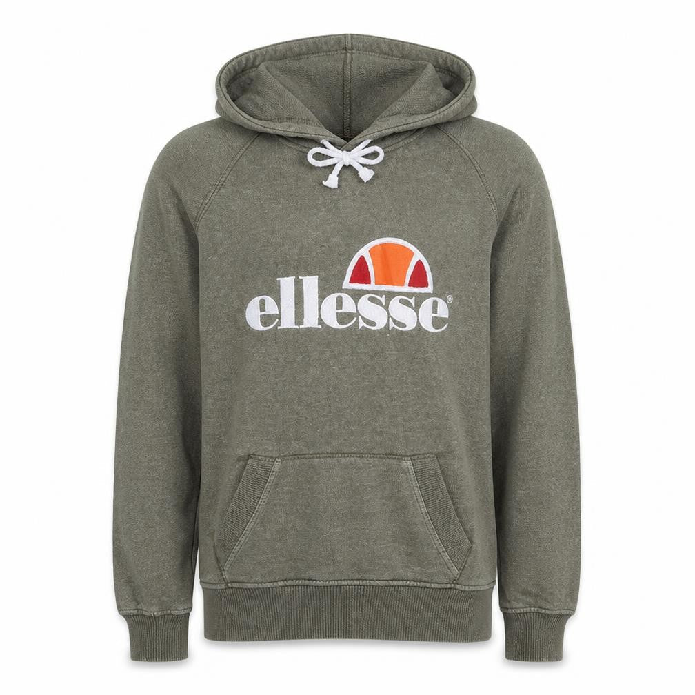 Mens UK Size S ellesse Green Pullover Hoodie