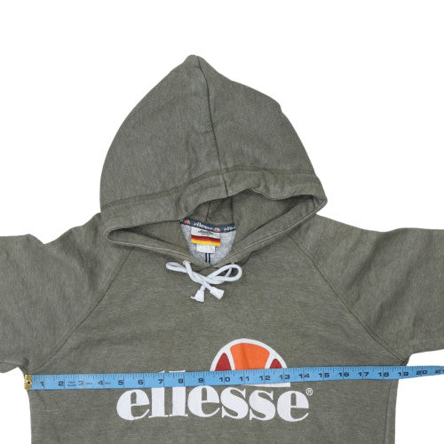 Mens UK Size S ellesse Green Pullover Hoodie