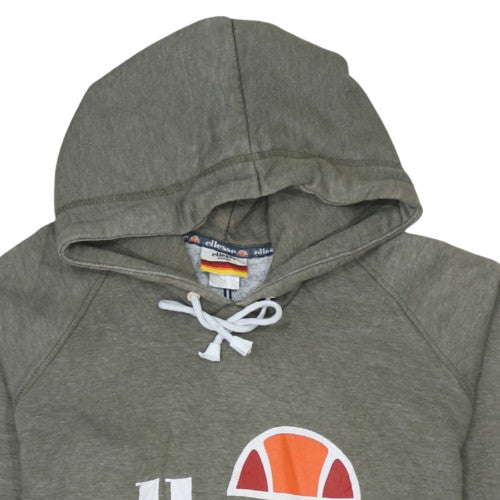 Mens UK Size S ellesse Green Pullover Hoodie