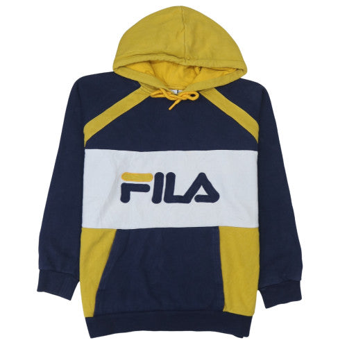 Womens UK Size M FILA Multicoloured Pullover Hoodie