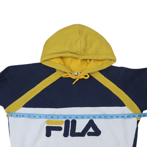 Womens UK Size M FILA Multicoloured Pullover Hoodie