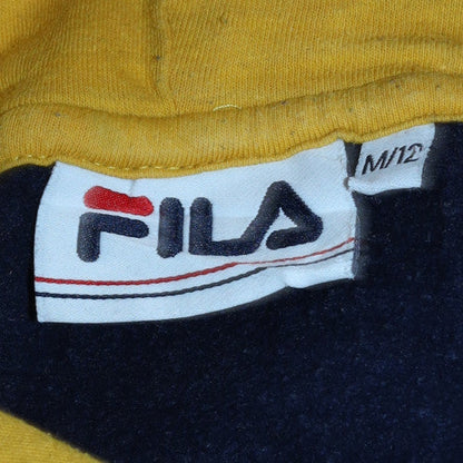Womens UK Size M FILA Multicoloured Pullover Hoodie