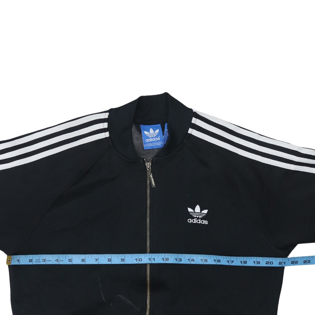 Mens UK Size M adidas Black Full Zip Sweatshirt
