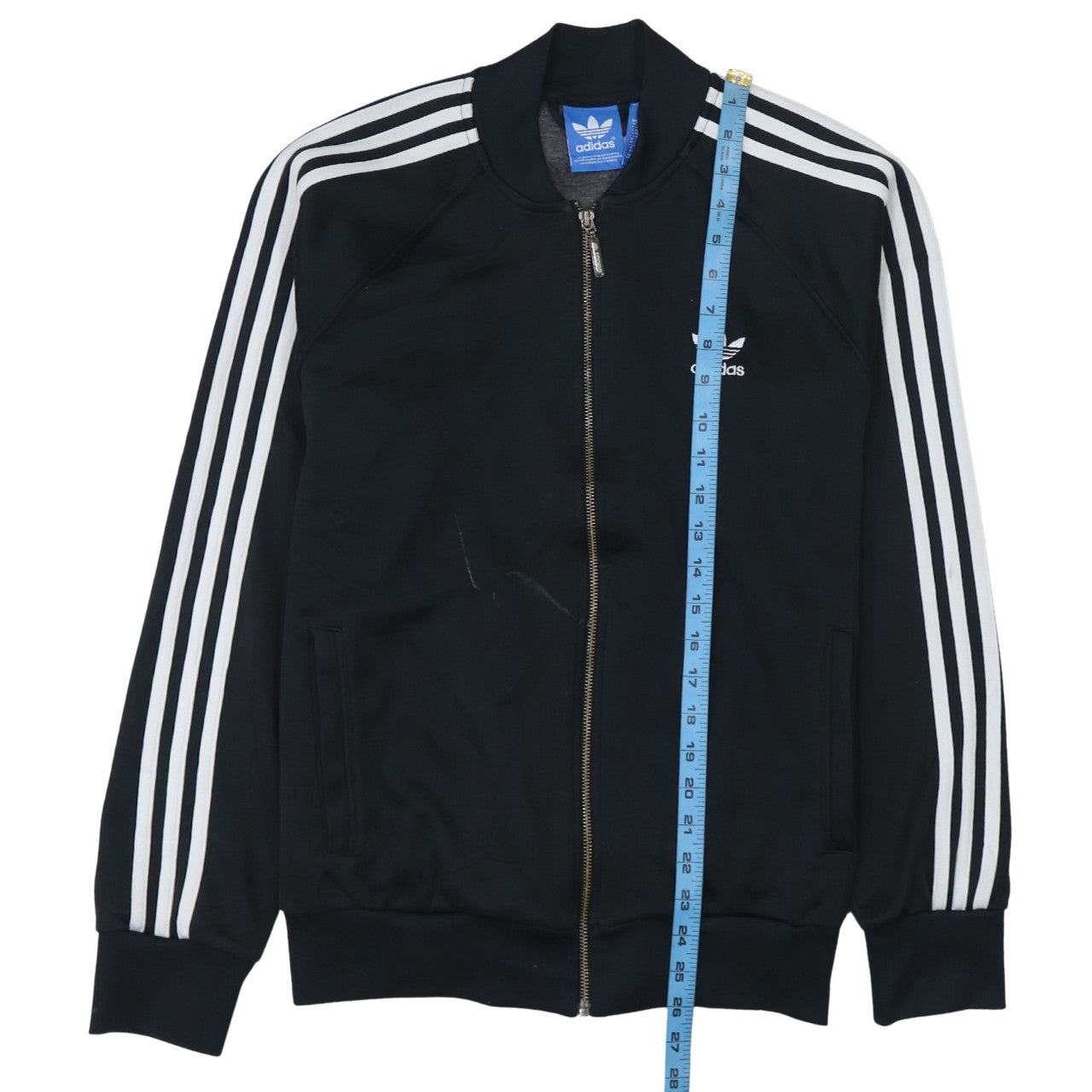 Mens UK Size M adidas Black Full Zip Sweatshirt