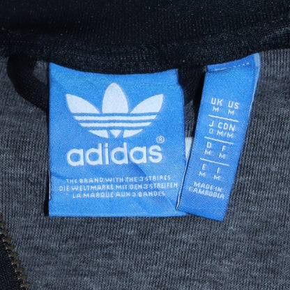 Mens UK Size M adidas Black Full Zip Sweatshirt