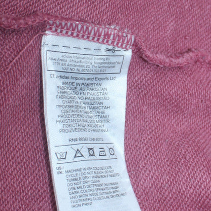 Womens UK Size 16 adidas Pink Pullover Hoodie