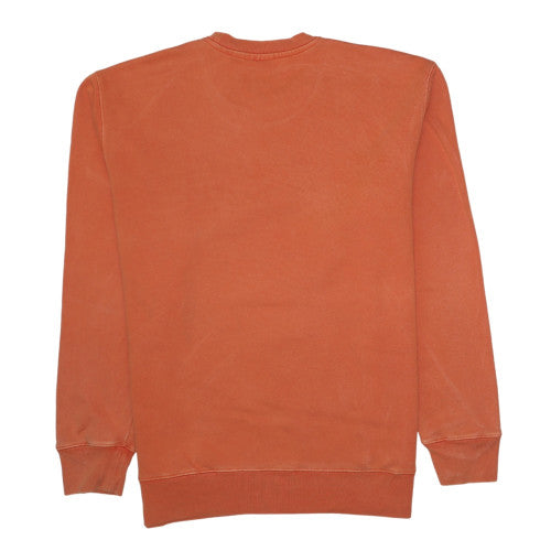 Mens UK Size M Carhartt Orange Pullover Sweatshirt