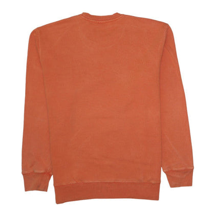Mens UK Size M Carhartt Orange Pullover Sweatshirt