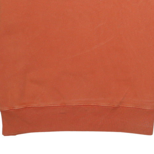 Mens UK Size M Carhartt Orange Pullover Sweatshirt