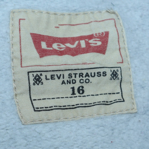 Levi's Boys Grey Crew Neck Pullover Sweatshirt Size 16 Cotton