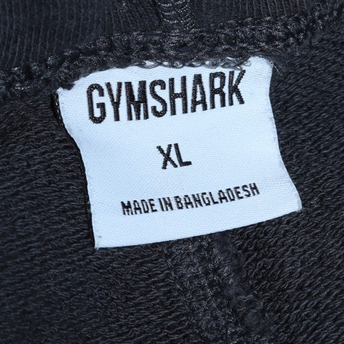 Mens UK Size XL Gymshark Regular Fit Sweatpants Black Trousers