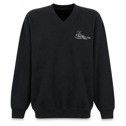 Mens UK Size L Russell Black Pullover Sweatshirt