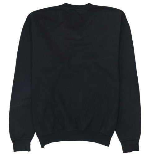 Mens UK Size L Russell Black Pullover Sweatshirt