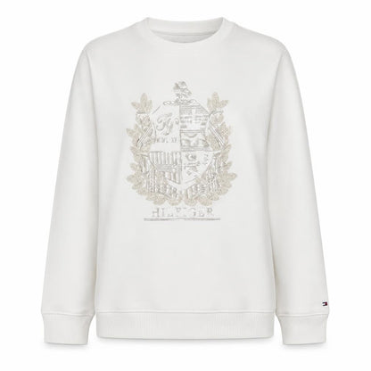Womens UK Size S Tommy Hilfiger White Pullover Sweatshirt