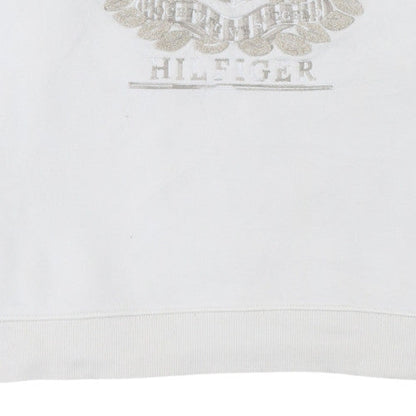 Womens UK Size S Tommy Hilfiger White Pullover Sweatshirt