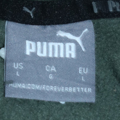 Mens UK Size L PUMA Green Pullover Hoodie