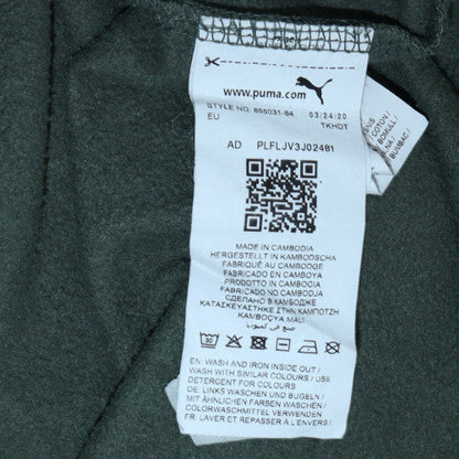 Mens UK Size L PUMA Green Pullover Hoodie