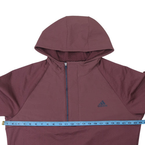 Womens UK Size L adidas Purple Pullover Hoodie