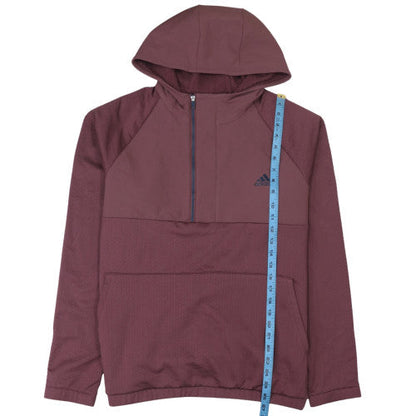 Womens UK Size L adidas Purple Pullover Hoodie