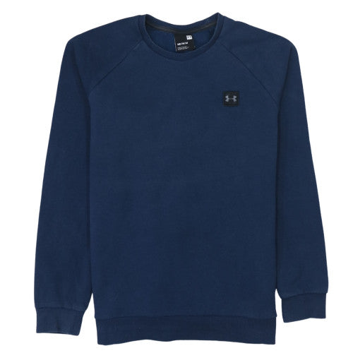 Mens UK Size M Under armour Blue Pullover Sweatshirt