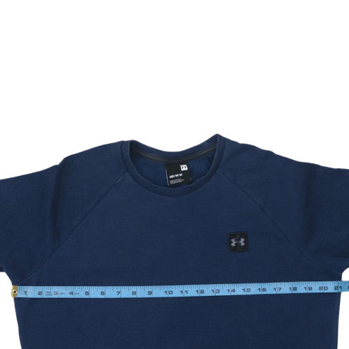 Mens UK Size M Under armour Blue Pullover Sweatshirt
