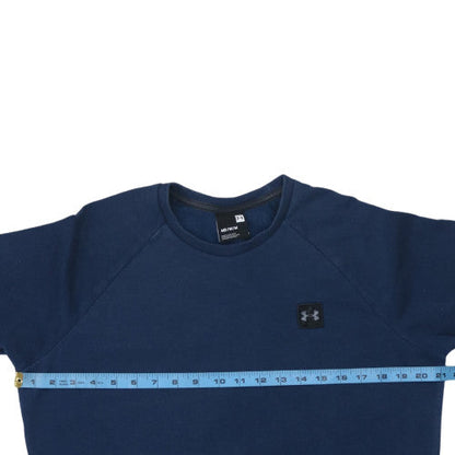 Mens UK Size M Under armour Blue Pullover Sweatshirt