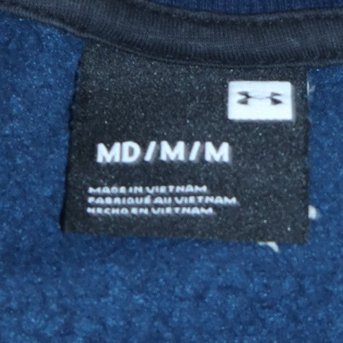 Mens UK Size M Under armour Blue Pullover Sweatshirt