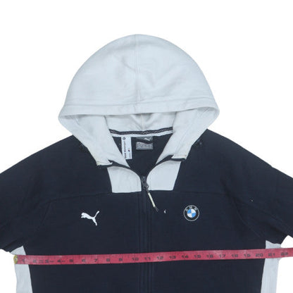 Mens UK Size M PUMA Blue Full Zip Hoodie