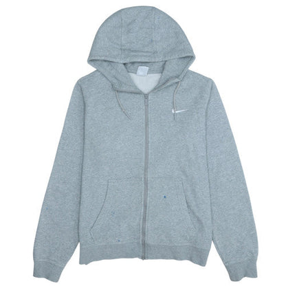 Mens UK Size M Nike Grey Full Zip Hoodie