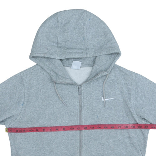 Mens UK Size M Nike Grey Full Zip Hoodie