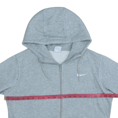 Mens UK Size M Nike Grey Full Zip Hoodie