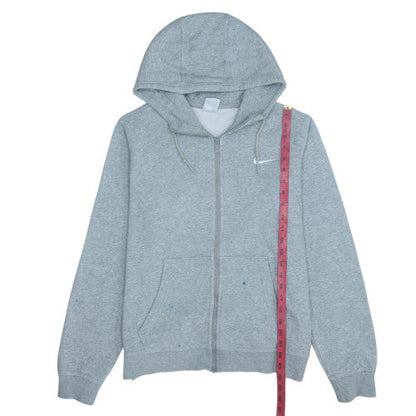 Mens UK Size M Nike Grey Full Zip Hoodie