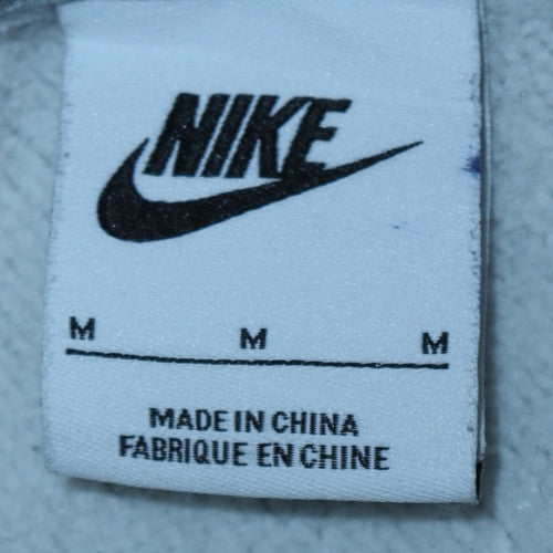 Mens UK Size M Nike Grey Full Zip Hoodie