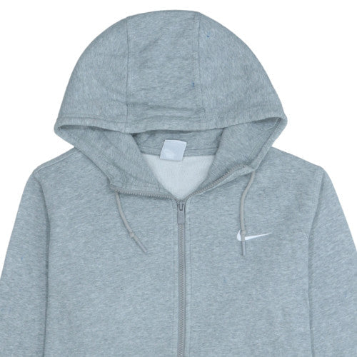 Mens UK Size M Nike Grey Full Zip Hoodie