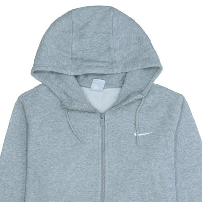 Mens UK Size M Nike Grey Full Zip Hoodie
