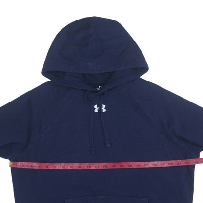 Mens UK Size M Under armour Blue Pullover Hoodie