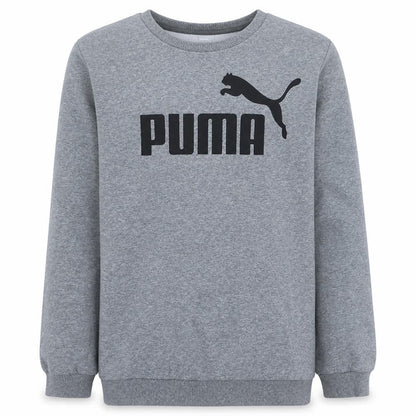 Puma Boys Grey Crew Neck Pullover Sweatshirt 13-14 Years