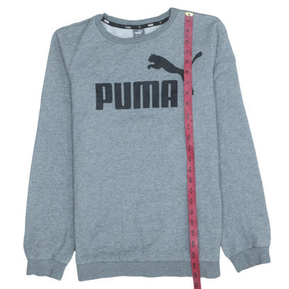 Puma Boys Grey Crew Neck Pullover Sweatshirt 13-14 Years