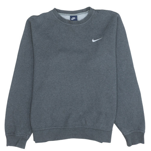 Mens UK Size L Nike Grey Pullover Sweatshirt