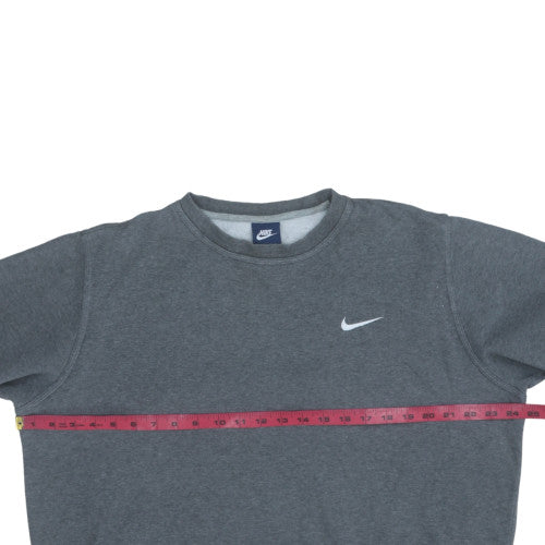 Mens UK Size L Nike Grey Pullover Sweatshirt