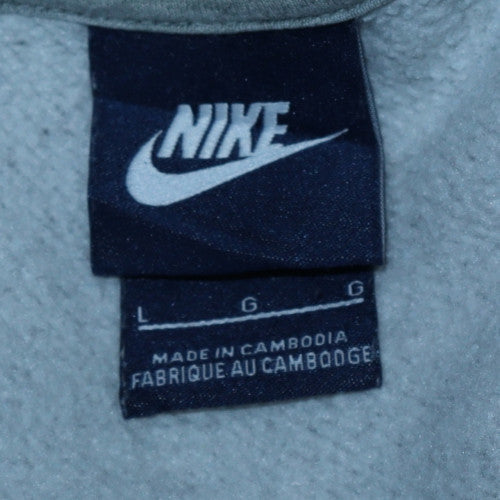 Mens UK Size L Nike Grey Pullover Sweatshirt