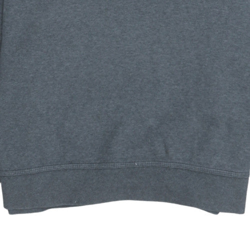 Mens UK Size L Nike Grey Pullover Sweatshirt