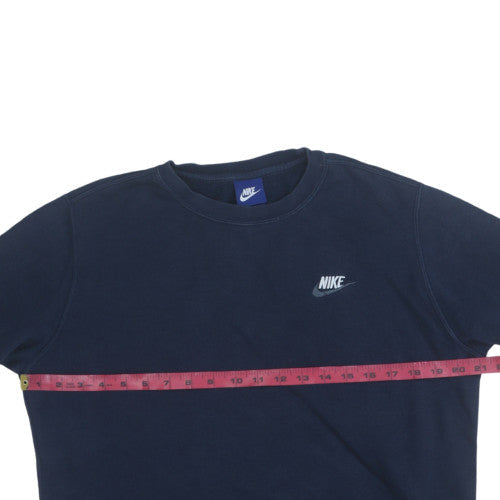 Mens UK Size S Nike Blue Pullover Sweatshirt