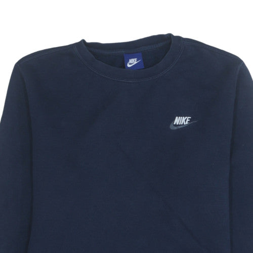 Mens UK Size S Nike Blue Pullover Sweatshirt