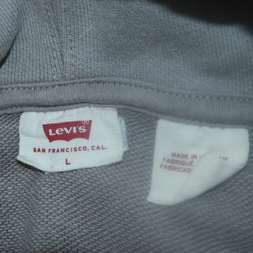 Womens UK Size L Levi's Grey Pullover Hoodie