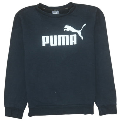 Mens UK Size XS PUMA Black Pullover Sweatshirt