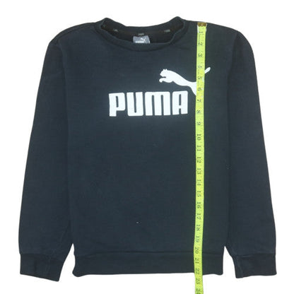 Mens UK Size XS PUMA Black Pullover Sweatshirt
