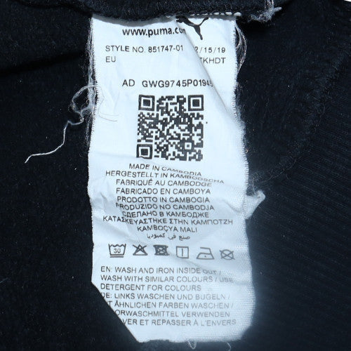 Mens UK Size XS PUMA Black Pullover Sweatshirt